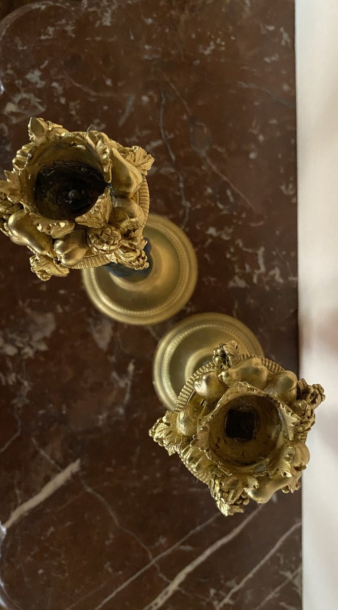 Pair Of Egyptian Torches.-photo-1