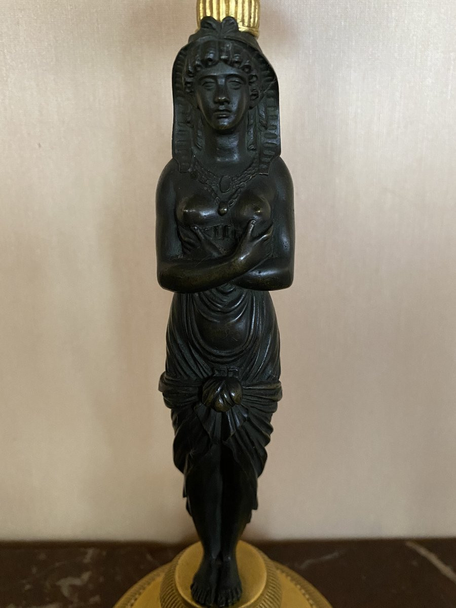 Pair Of Egyptian Torches.-photo-5
