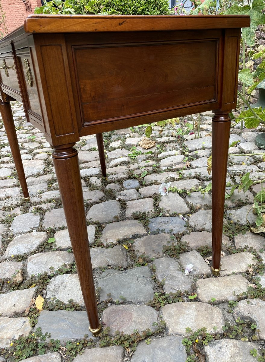 Bureau de dame en acajou époque Louis XVI-photo-3