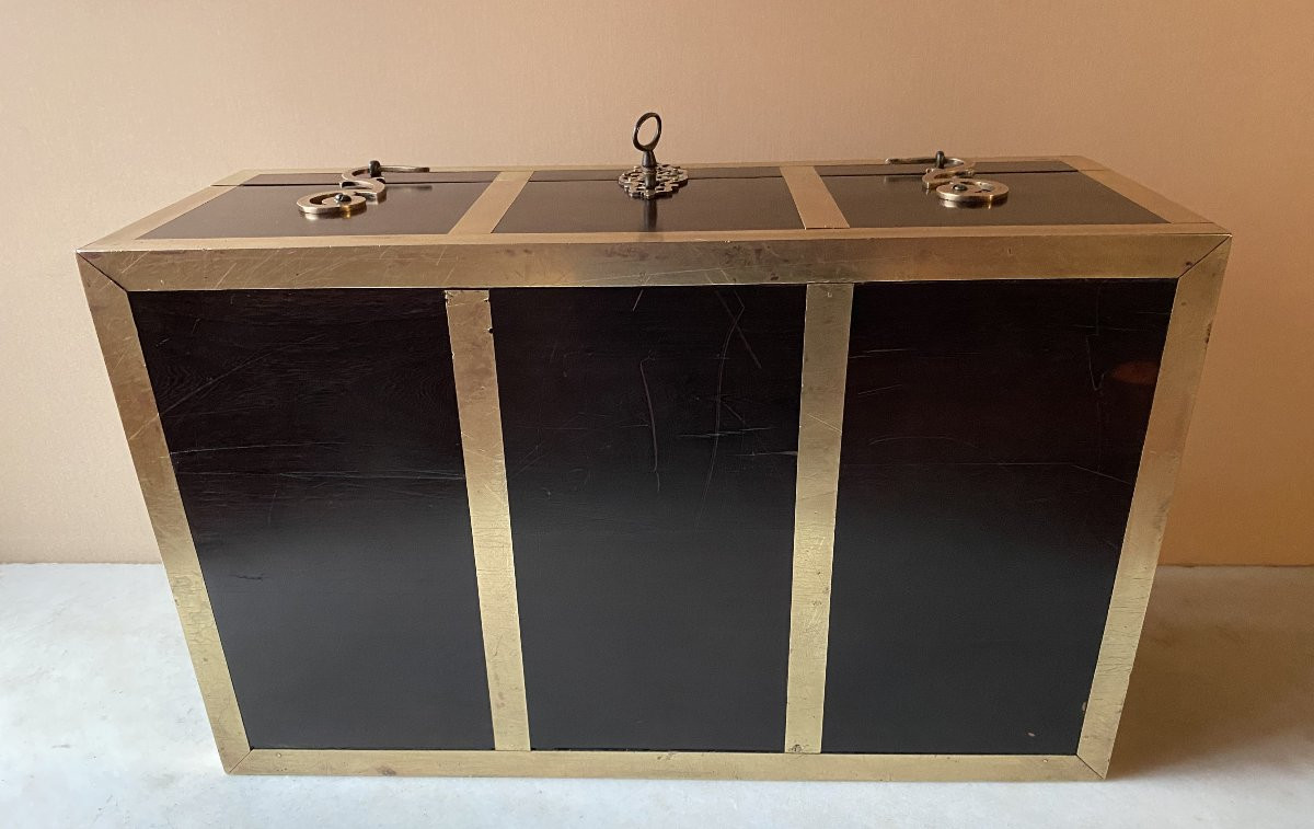 Coffret de voyage d'époque Louis XIV-photo-3