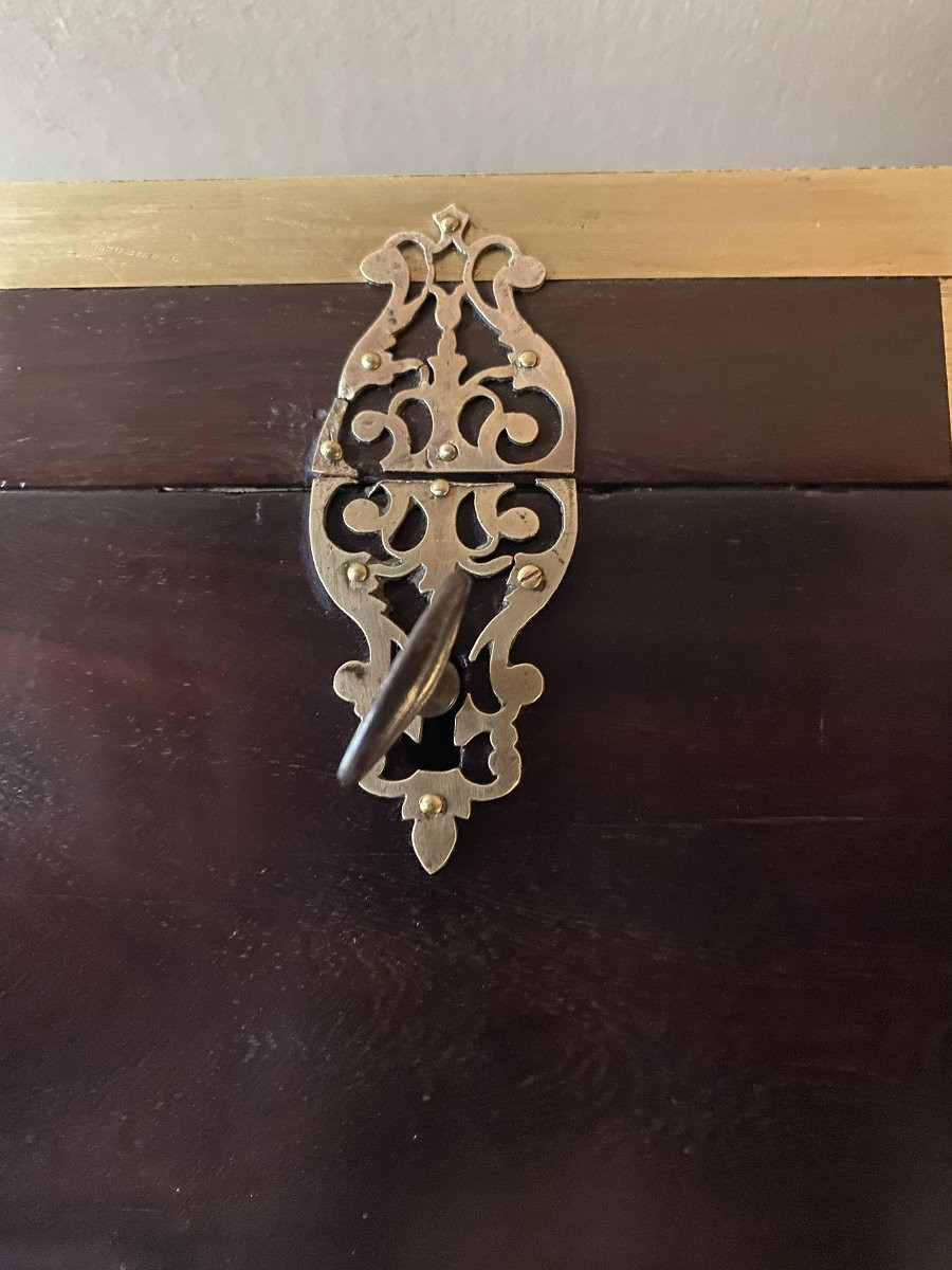 Coffret de voyage d'époque Louis XIV-photo-4