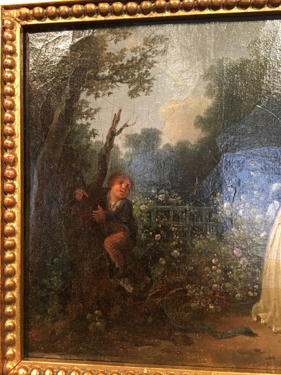 Van Gorp Henri Nicolas: Two Young Women Watched By An Indiscreet.-photo-3