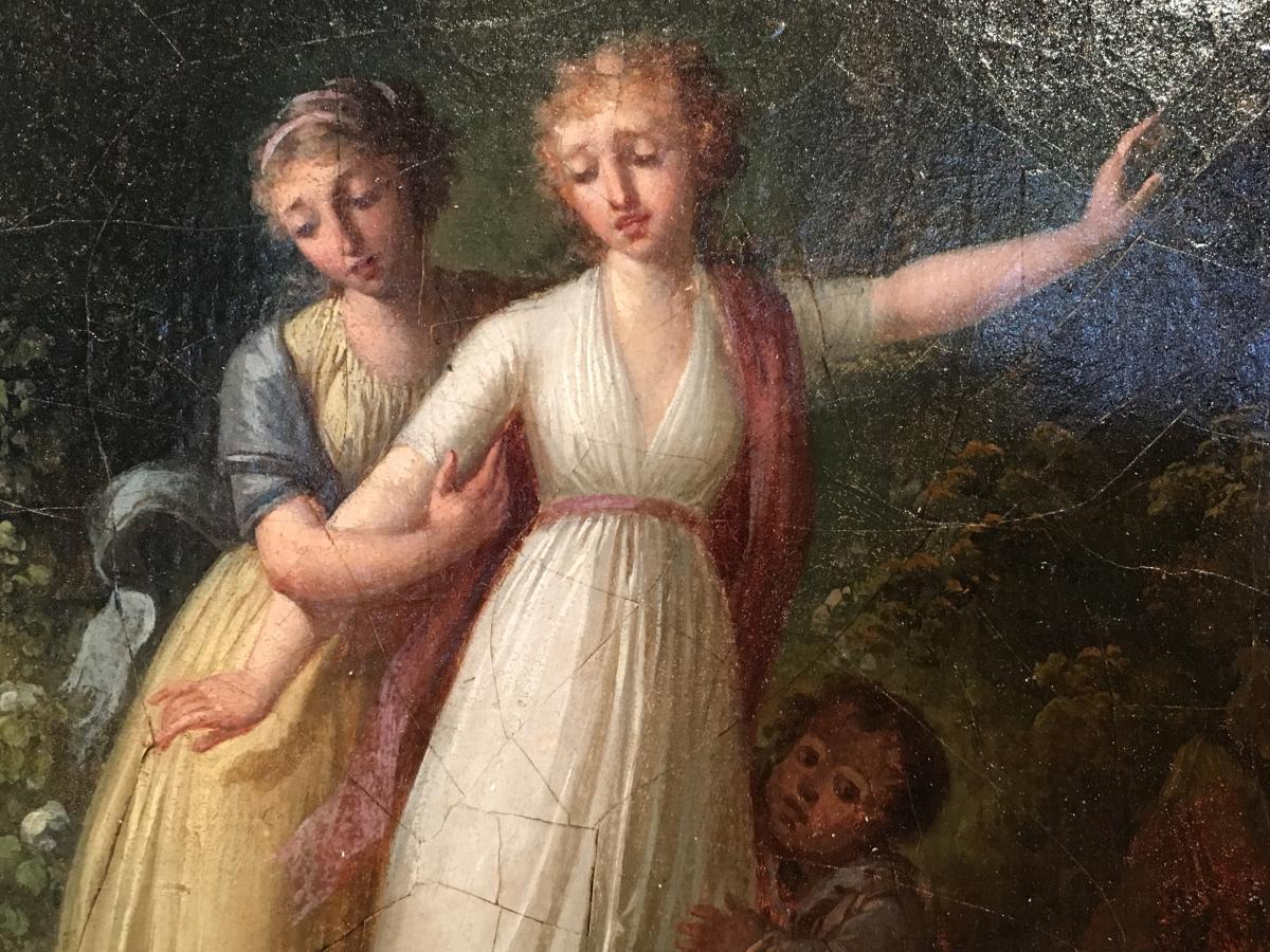 Van Gorp Henri Nicolas: Two Young Women Watched By An Indiscreet.-photo-4