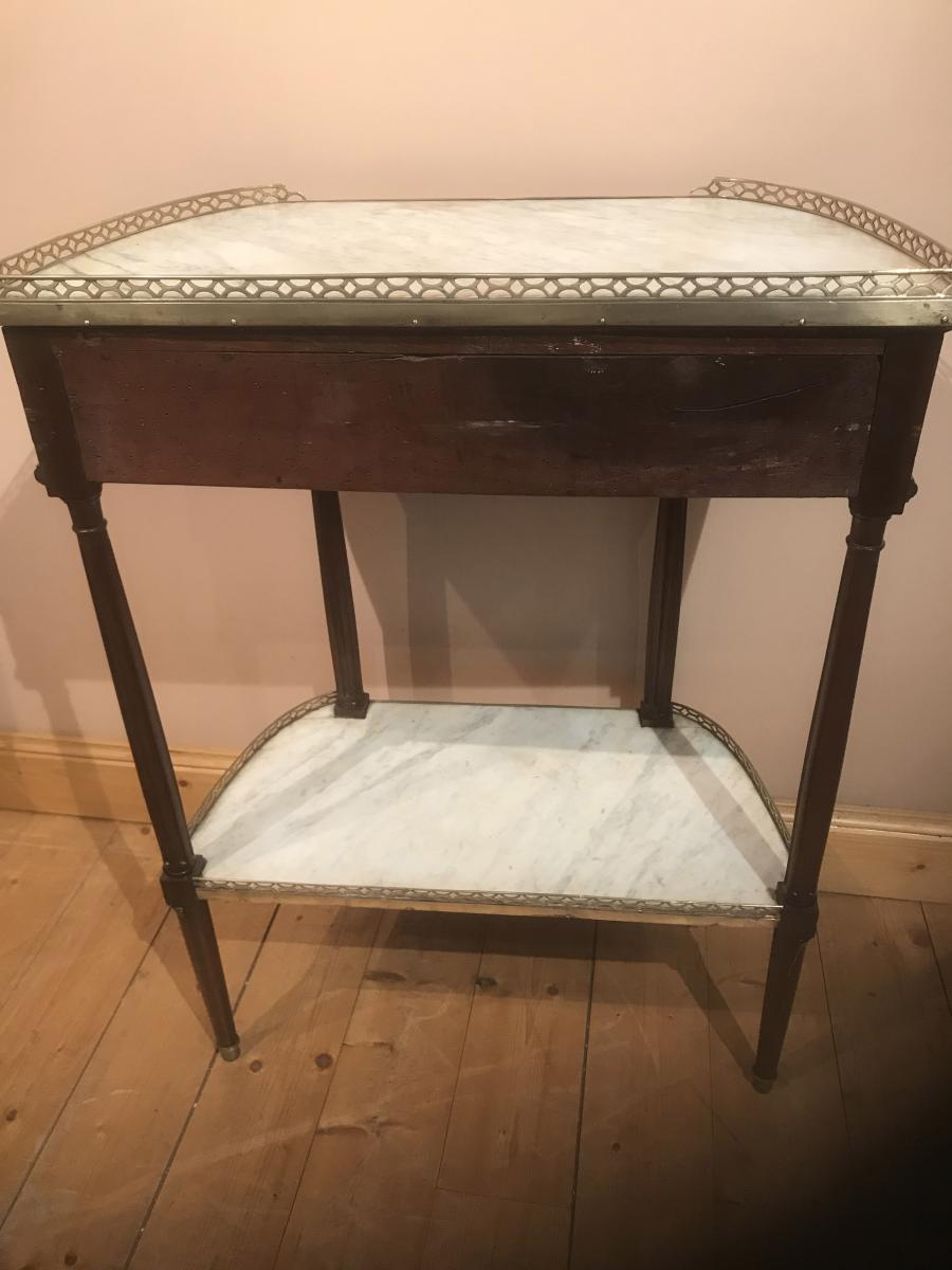 Console Demi-lune Louis XVI-photo-2