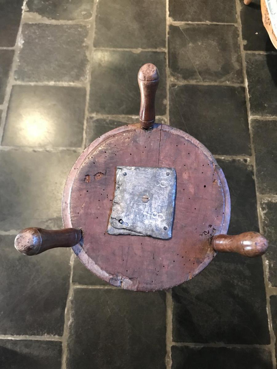 Sellette Porte Torchère En Noyer XVIIIème Siècle-photo-1