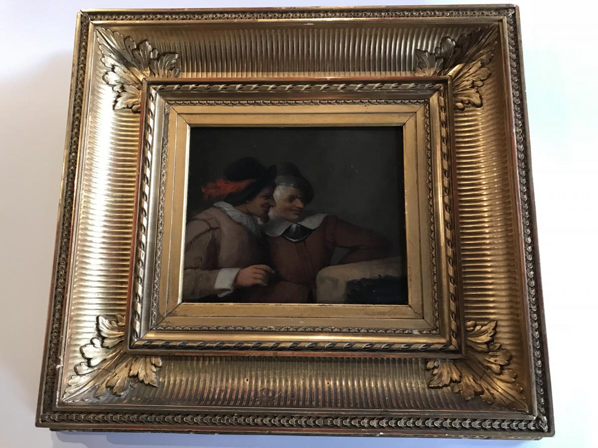 Oil On Panel: The Two Actors