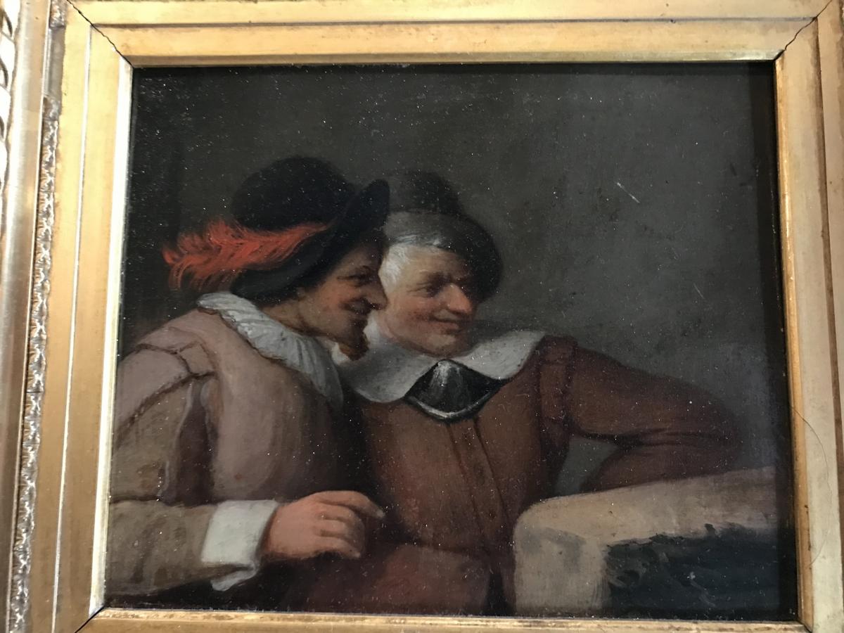 Oil On Panel: The Two Actors-photo-1