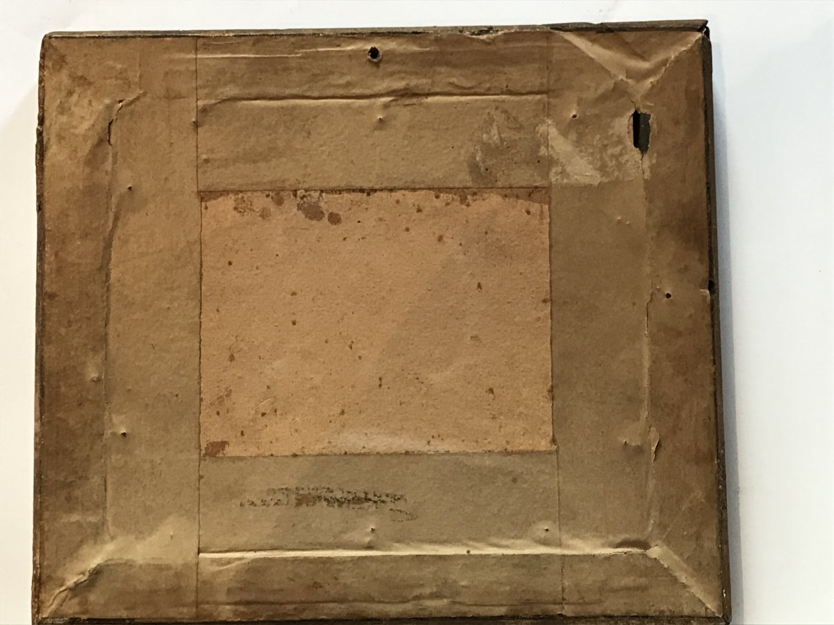 Gouache Sur Papier Fin Du XVIIIème Siècle-photo-5