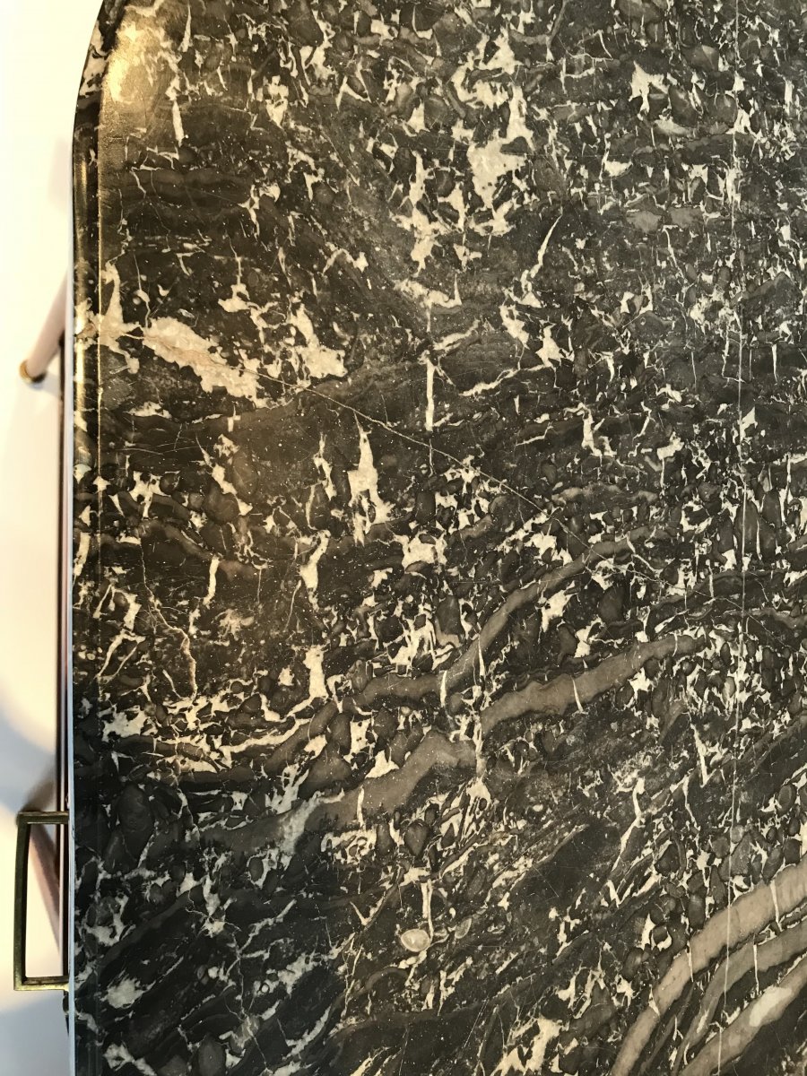 Console De Forme Demi-lune d'époque Louis XVI-photo-4