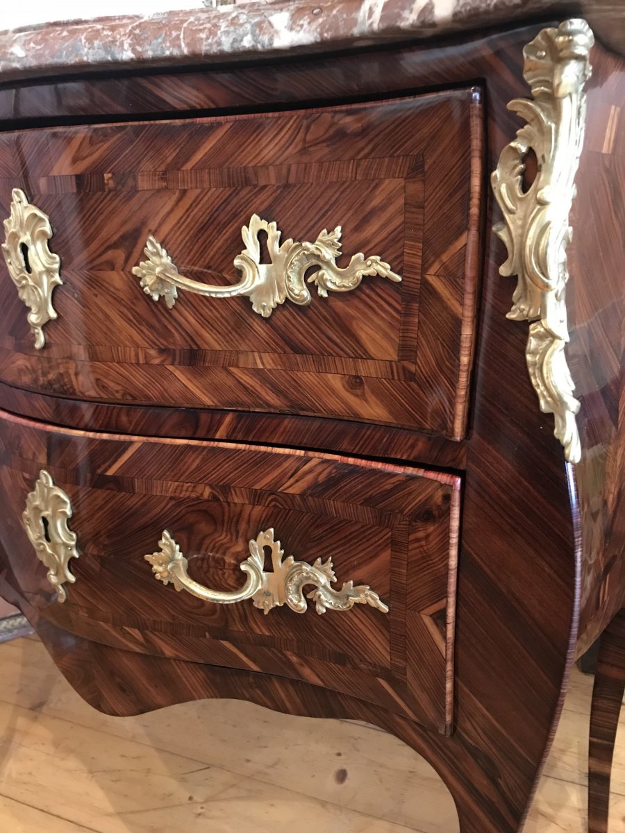 Petite Commode Louis XV d'époque XVIIIème-photo-1