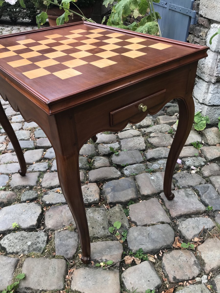 Game Table, Port Furniture, Nantes XVIIIth Century-photo-2