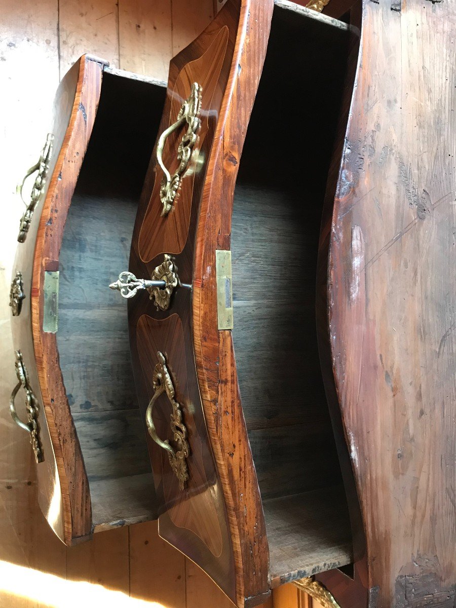 Petite Commode Louis XV d'époque XVIIIème-photo-7