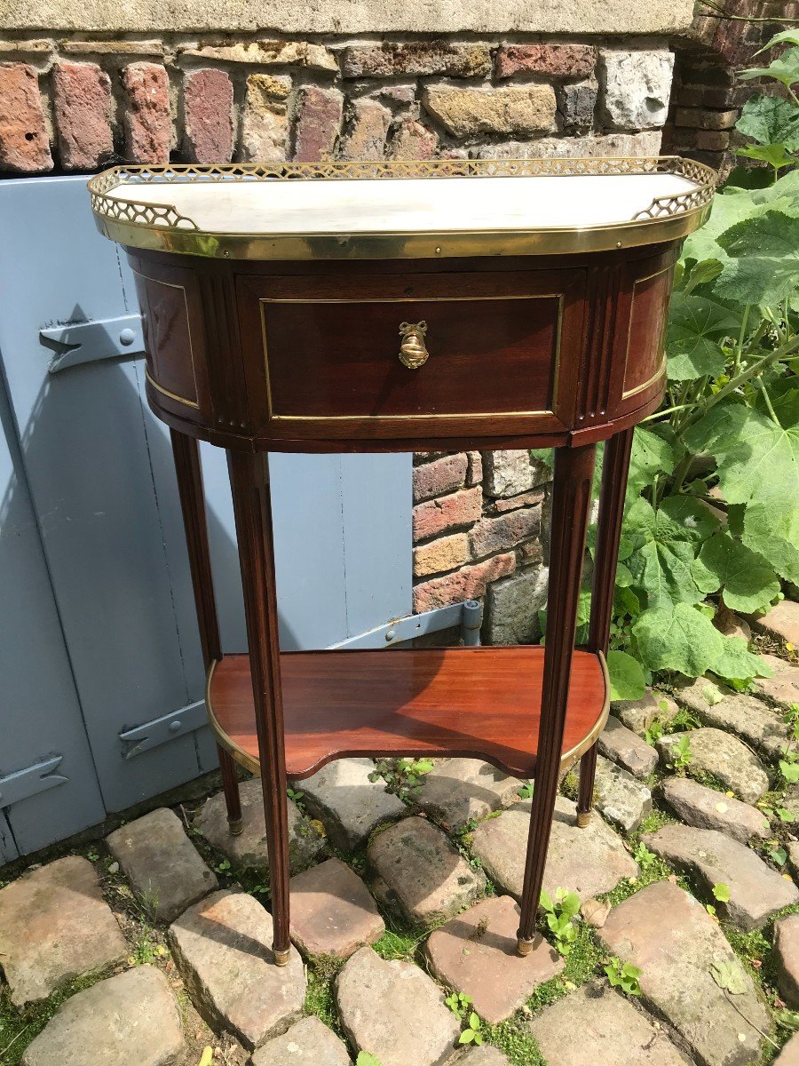 Louis XVI Half-moon Console