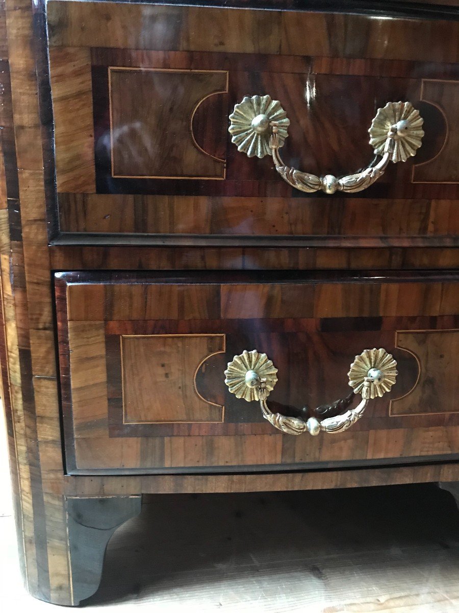Louis XIV Commode In Period Marquetry Early Eighteenth Century.-photo-3