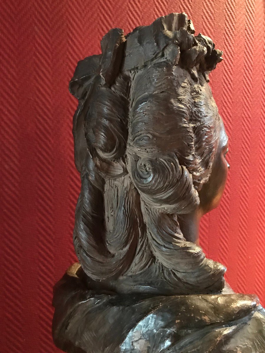 Terracotta Bust: Madame De Lamballe-photo-1