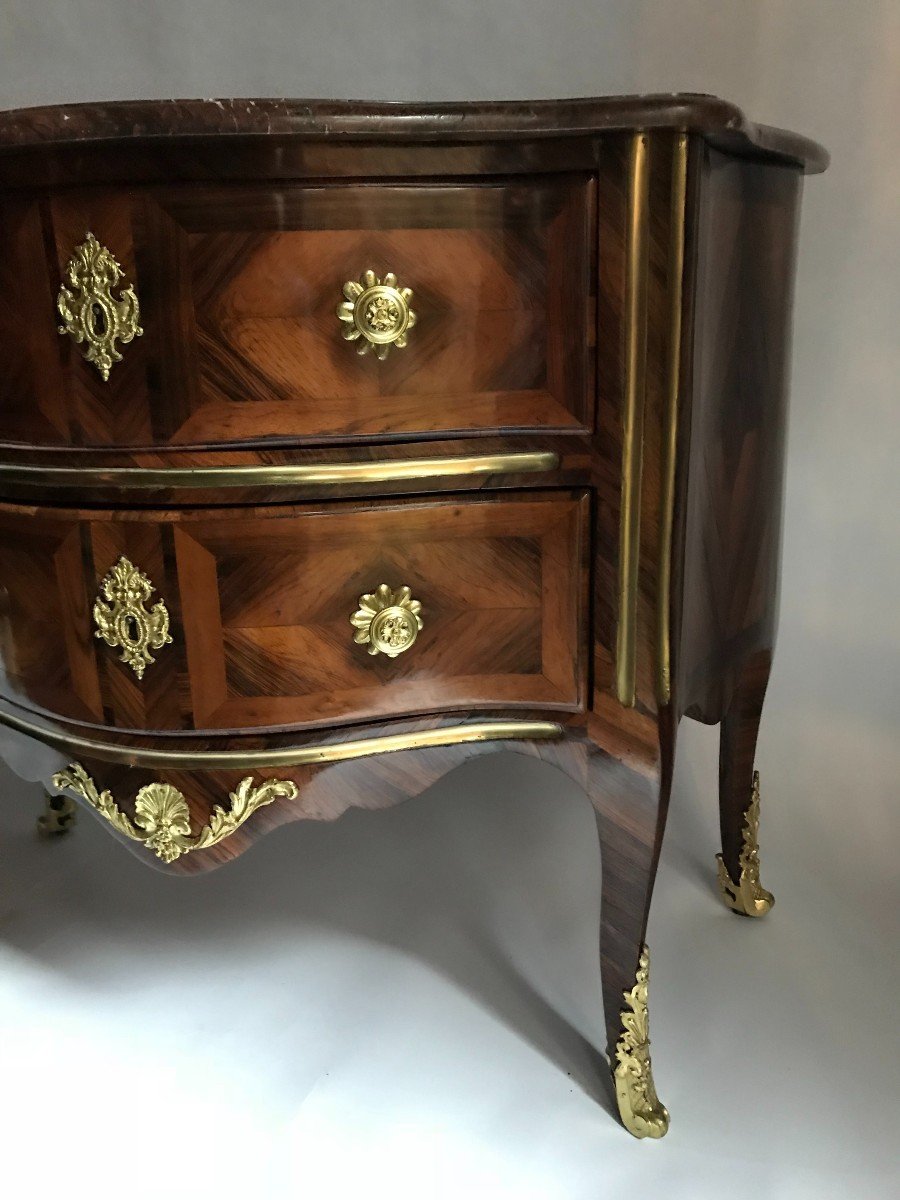 Regency Period Rosewood Veneer Commode-photo-2