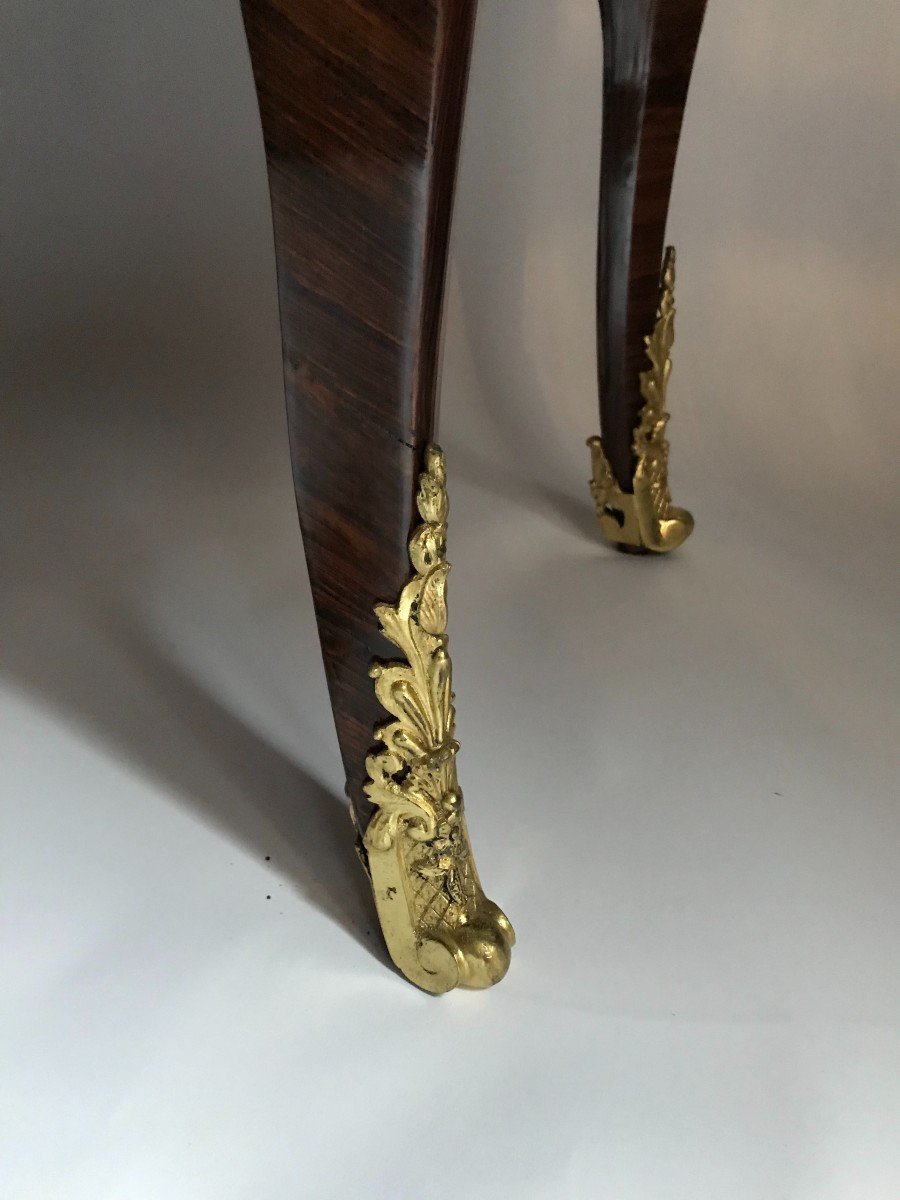 Regency Period Rosewood Veneer Commode-photo-3
