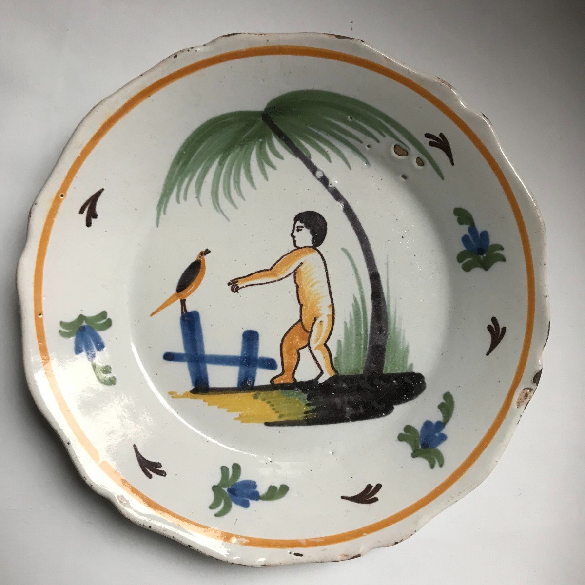 Nevers: Earthenware Plate