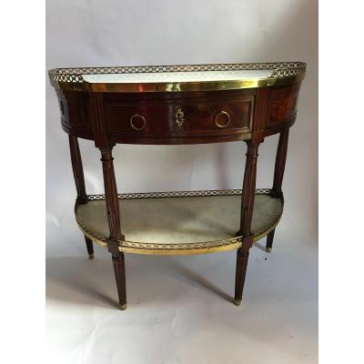 Louis XVI Half-moon Console