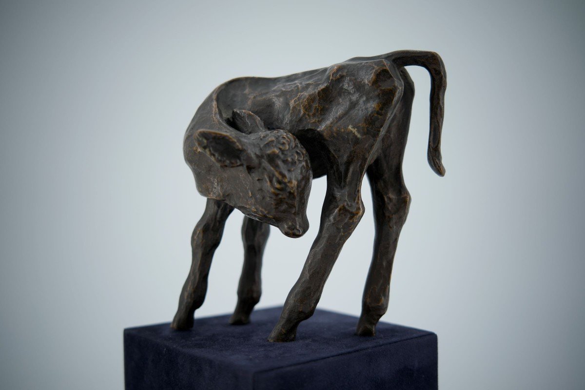 Renée Sintenis (1888 – 1965) Sculpture En Bronze  « Jeune Taureau »