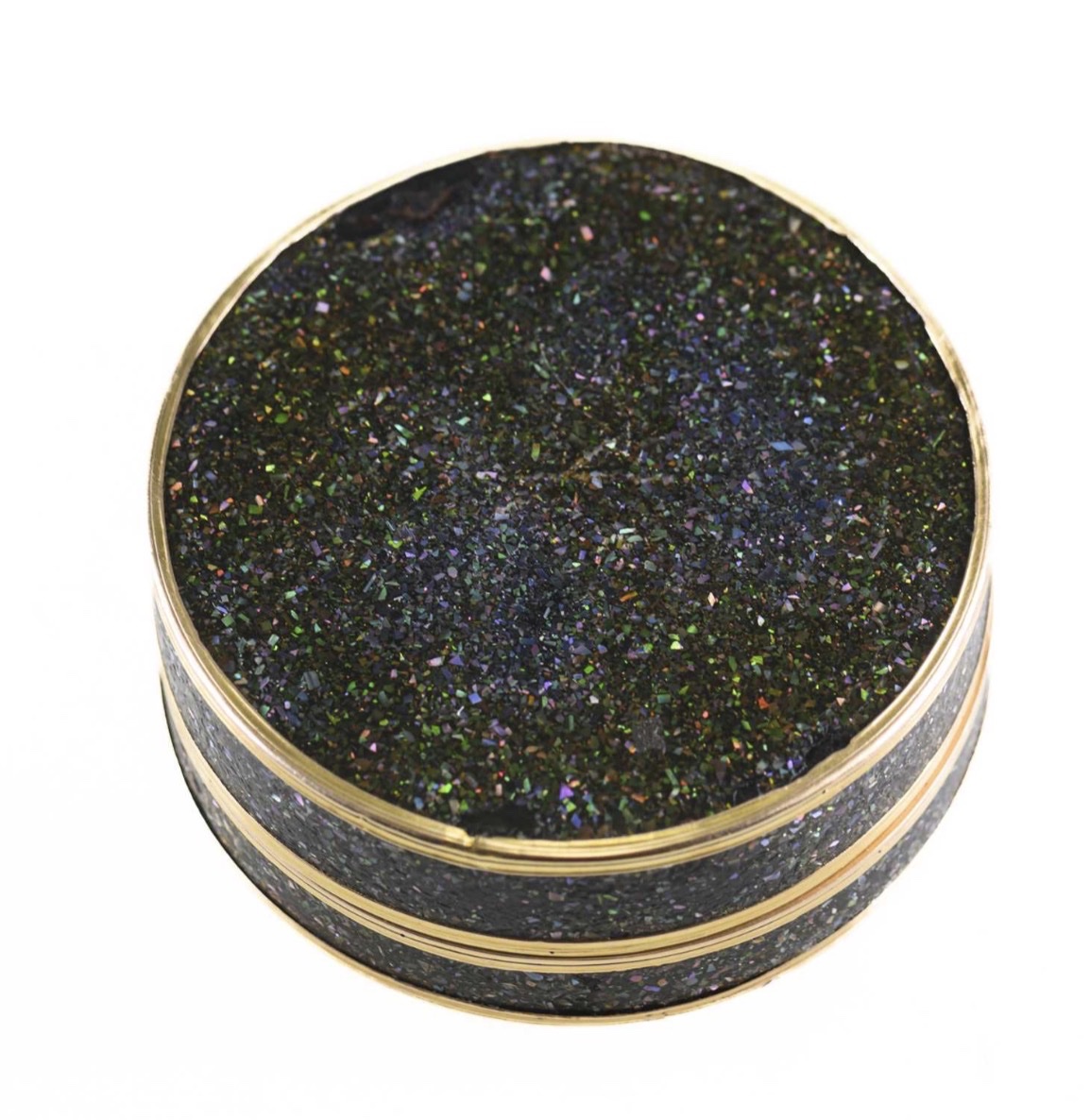 Micromosaic Box With Gold Frame, A Souvenir From The Italian “grand Tour,” Early 19th Century-photo-3