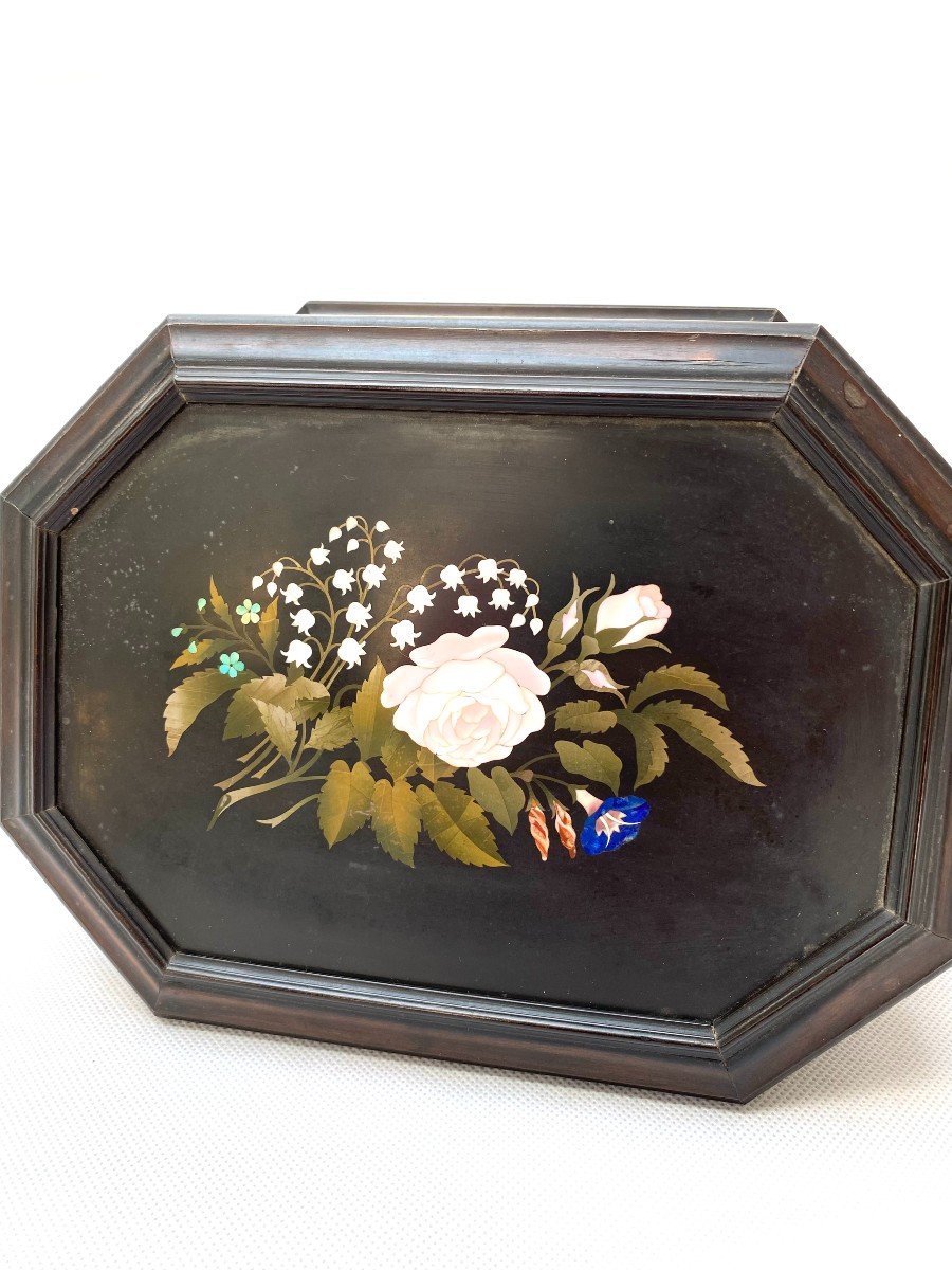 An Italian 19th Century Pietra Dura Casket, Probably Montelatici Workshop, Florence-photo-3