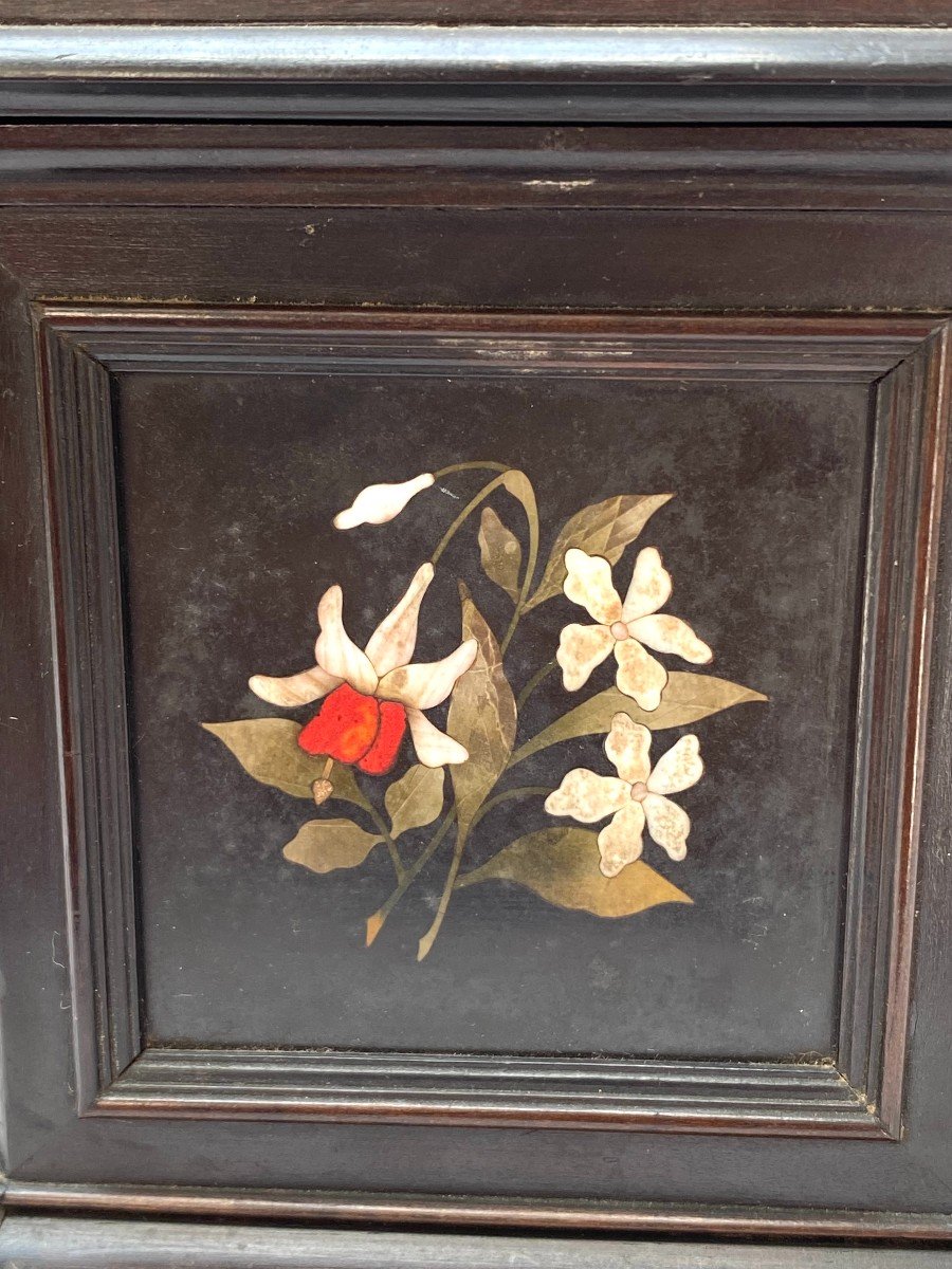 An Italian 19th Century Pietra Dura Casket, Probably Montelatici Workshop, Florence-photo-8