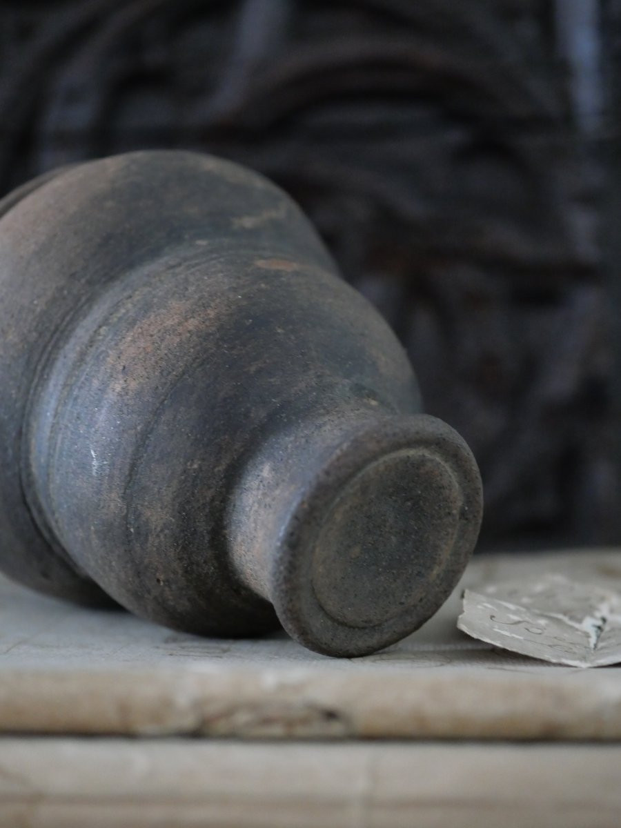 Merovingian Ceramic Goblet (6th–8th Century) – Provenance: Former French Collection-photo-4