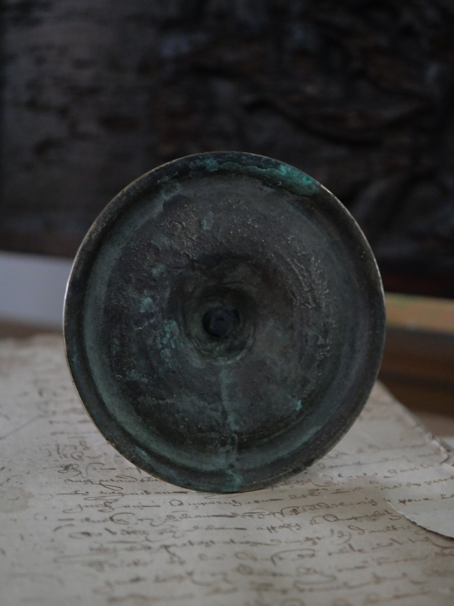 Renaissance Bronze Candlestick – Henry II Period (16th Century)-photo-1