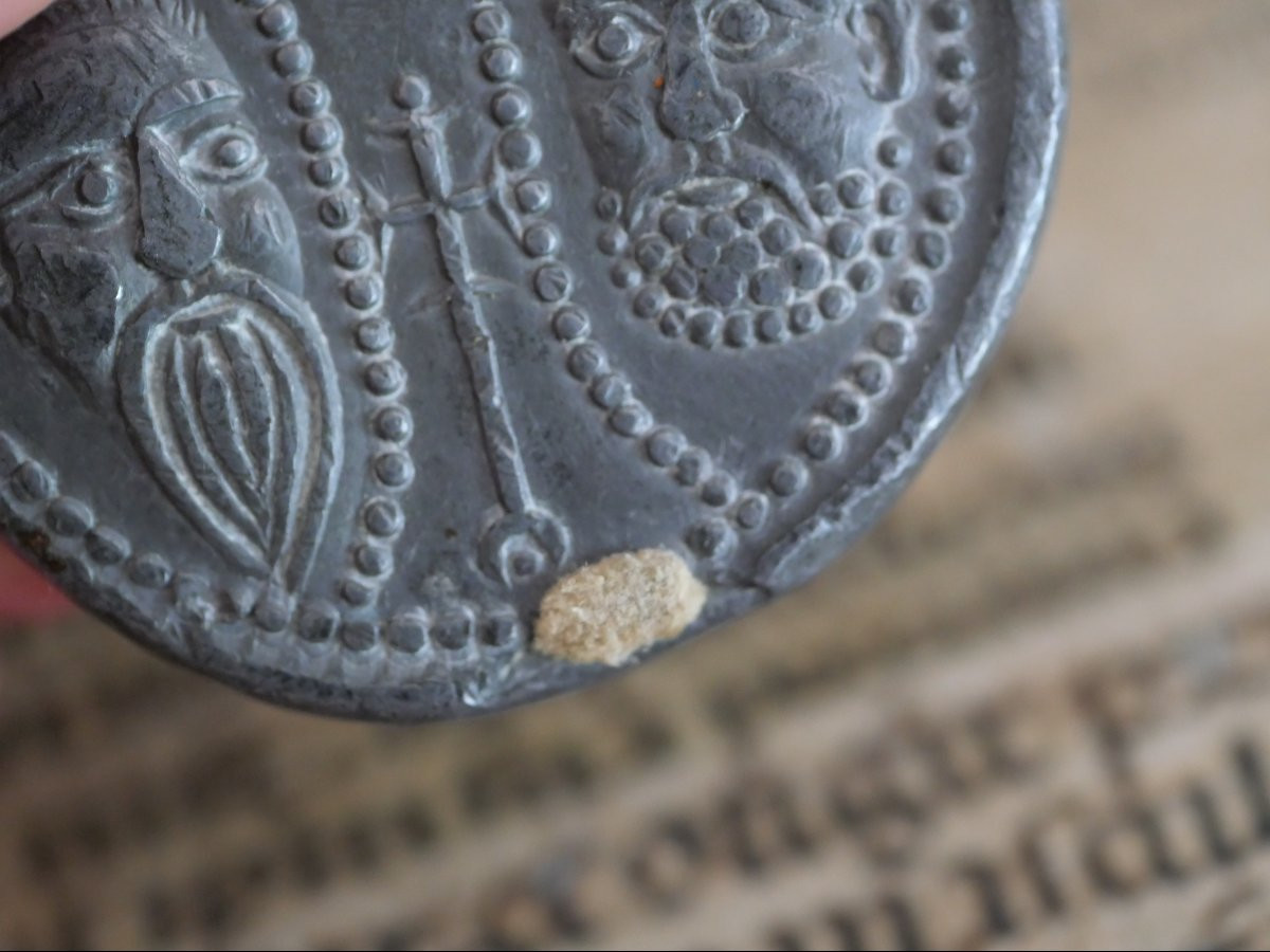 Medieval Papal Bull In Lead By Pope Innocent IV (1243-1254) 13th Century, Exceptional Condition-photo-4