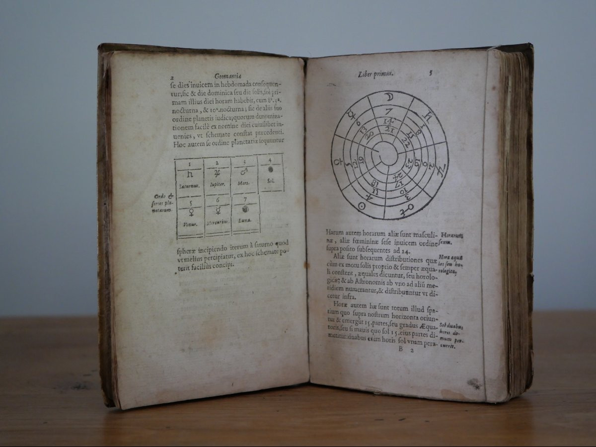Esotérisme, géomancie, sciences occultes – Opus Geomantiae completum – 1627–  Henricus de Picis-photo-3