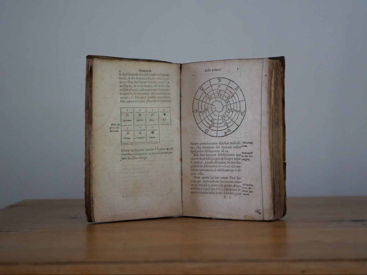 Esotérisme, géomancie, sciences occultes – Opus Geomantiae completum – 1627–  Henricus de Picis-photo-1