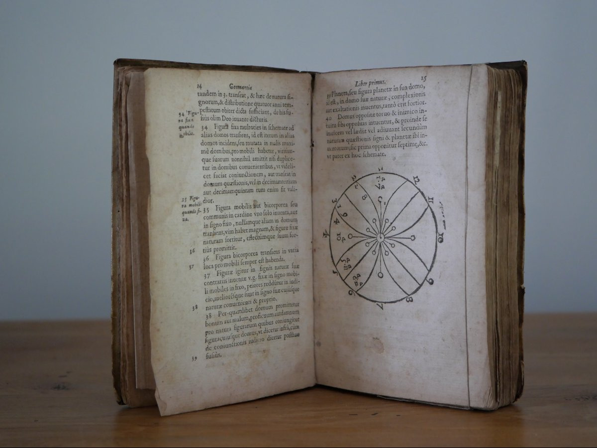Esotérisme, géomancie, sciences occultes – Opus Geomantiae completum – 1627–  Henricus de Picis-photo-2