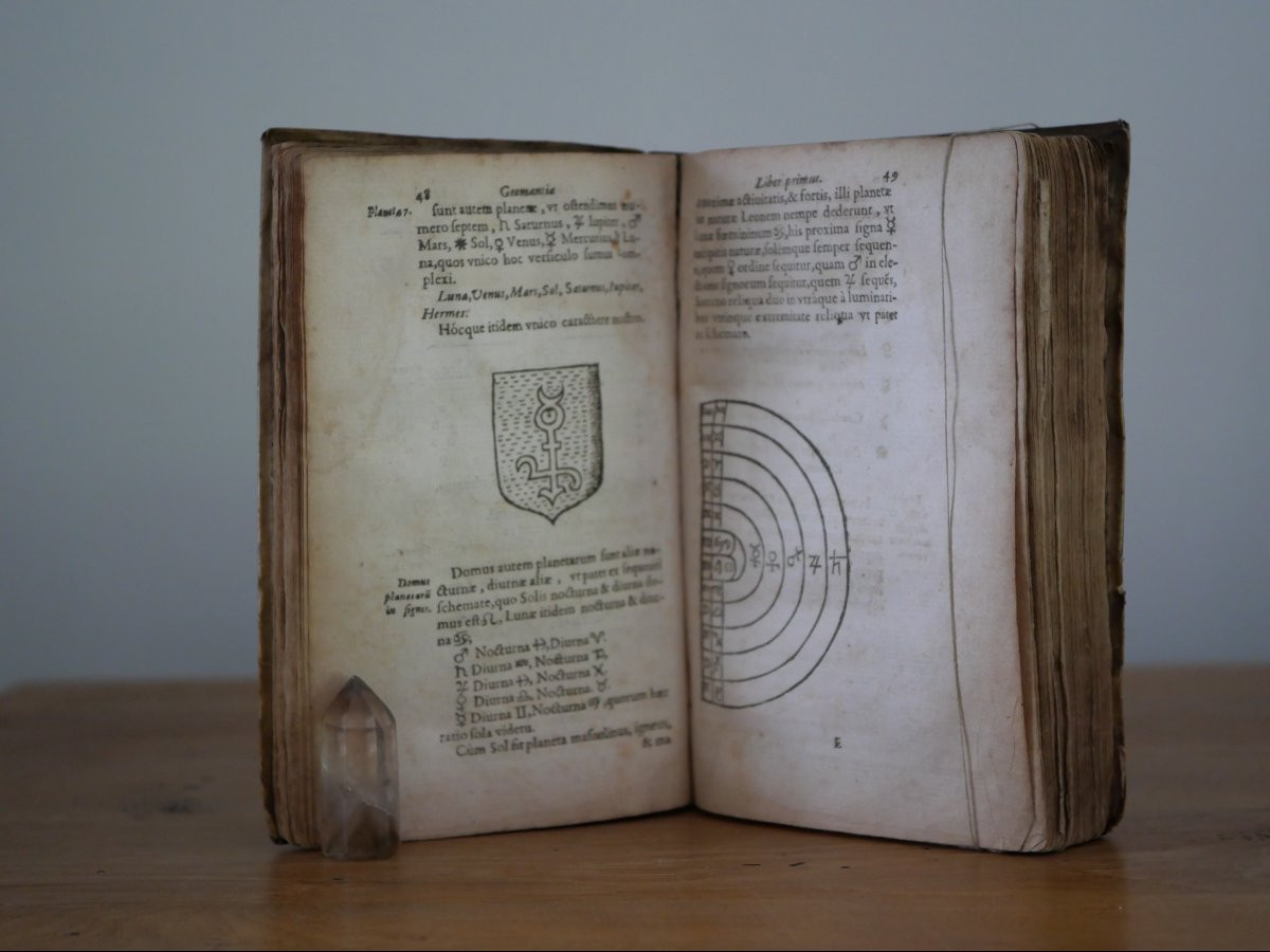 Esotérisme, géomancie, sciences occultes – Opus Geomantiae completum – 1627–  Henricus de Picis-photo-5