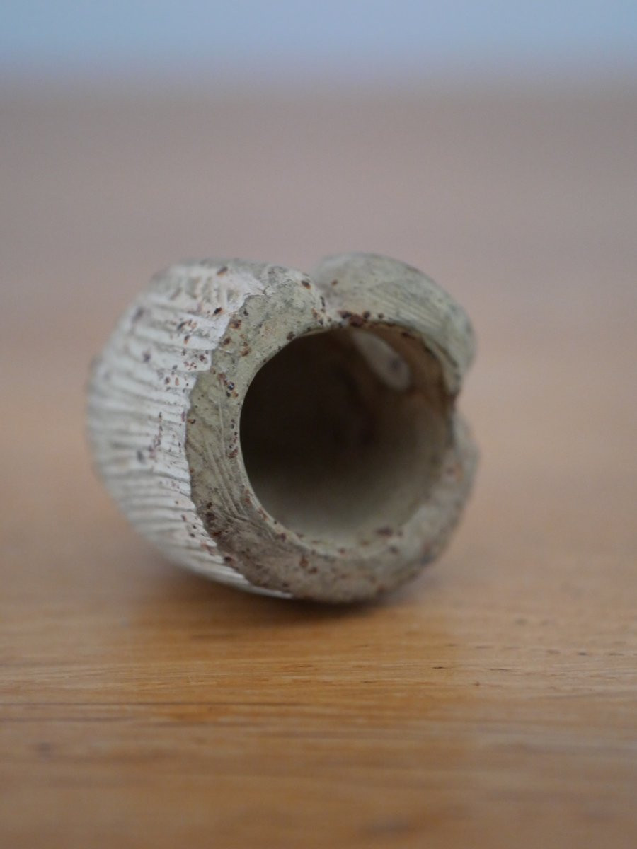 Hellenistic Terracotta Figurine - Greek Theater Mask, 3rd-2nd Century Archaeology-photo-4