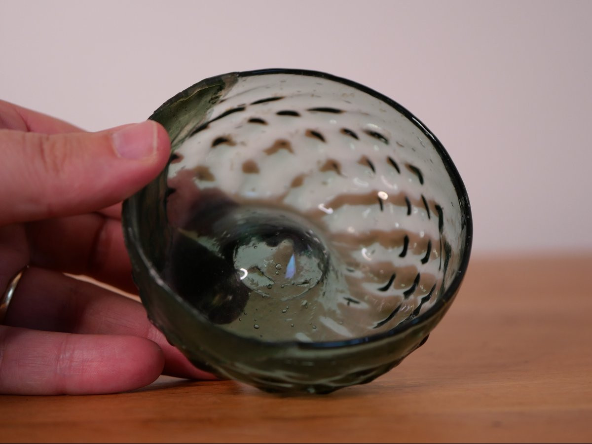 Verre maigelein médiéval germanique – fin XVe siècle, haute époque, gothique, moyen age -photo-2