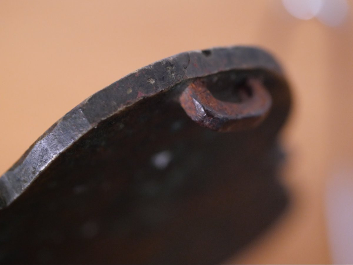 Pendant de harnais médiéval armorié – XIIIe / XIVe, provenance, haute époque, gothique-photo-5