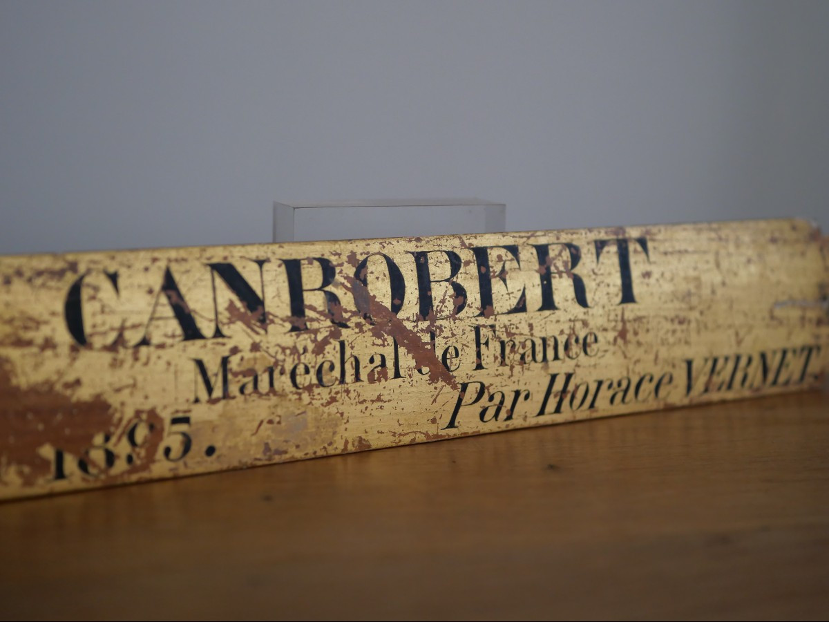 19th-century Cartel Clock - Horace Vernet - "canrobert, Marshal Of France" - Versailles Palace-photo-3