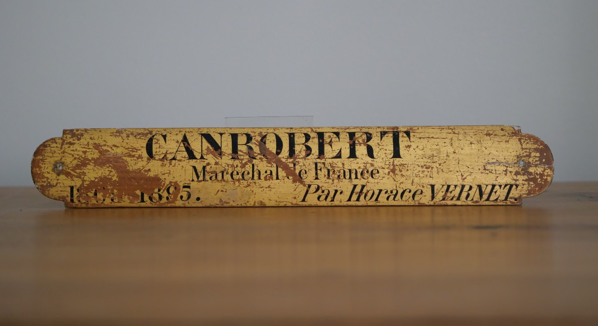 19th-century Cartel Clock - Horace Vernet - "canrobert, Marshal Of France" - Versailles Palace