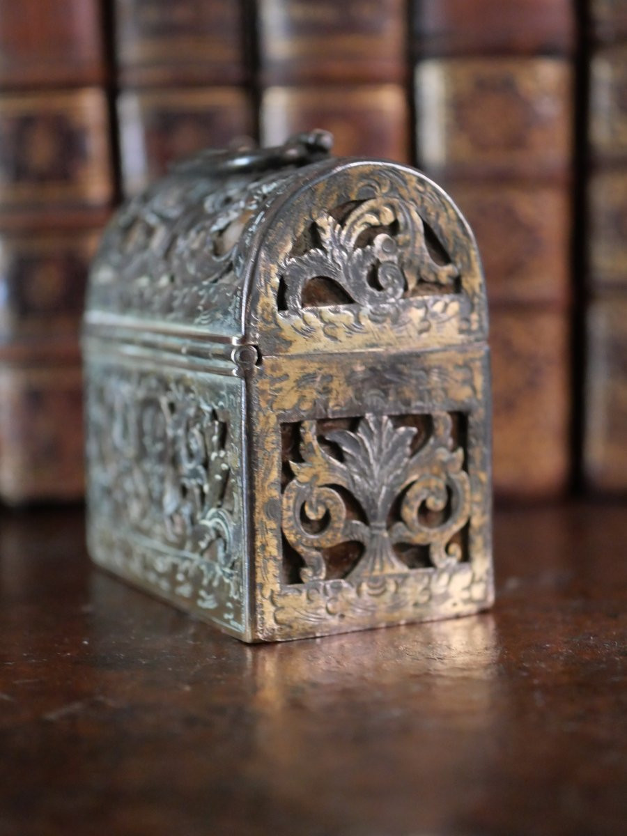 Miniature Ormolu Case - French Work, Late 17th Century, Louis XIV Period-photo-2