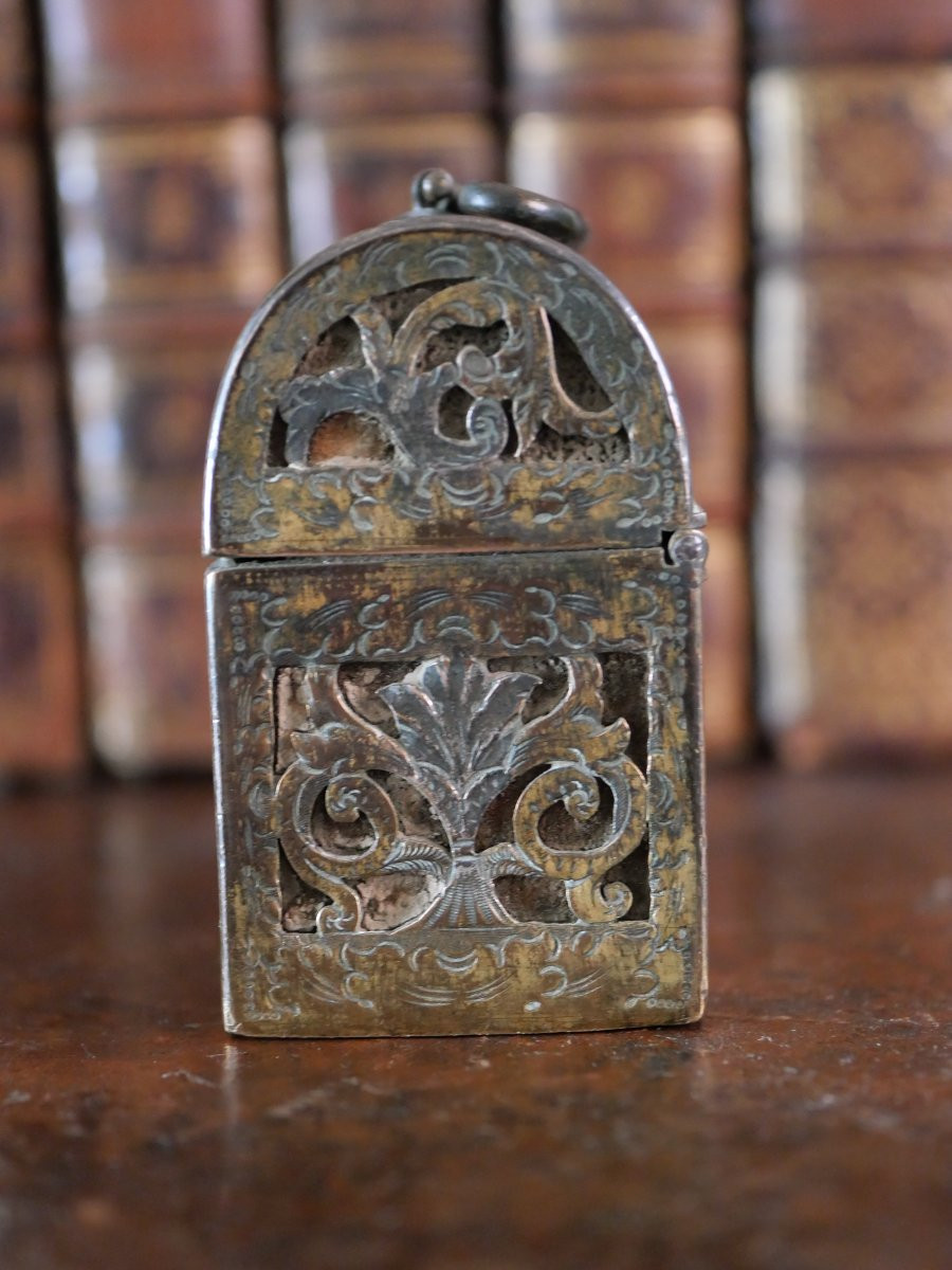Miniature Ormolu Case - French Work, Late 17th Century, Louis XIV Period-photo-4