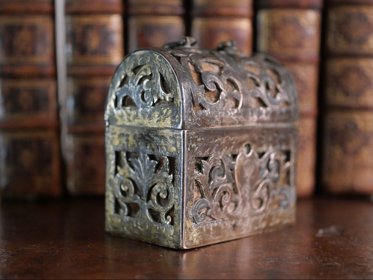 Miniature Ormolu Case - French Work, Late 17th Century, Louis XIV Period-photo-1