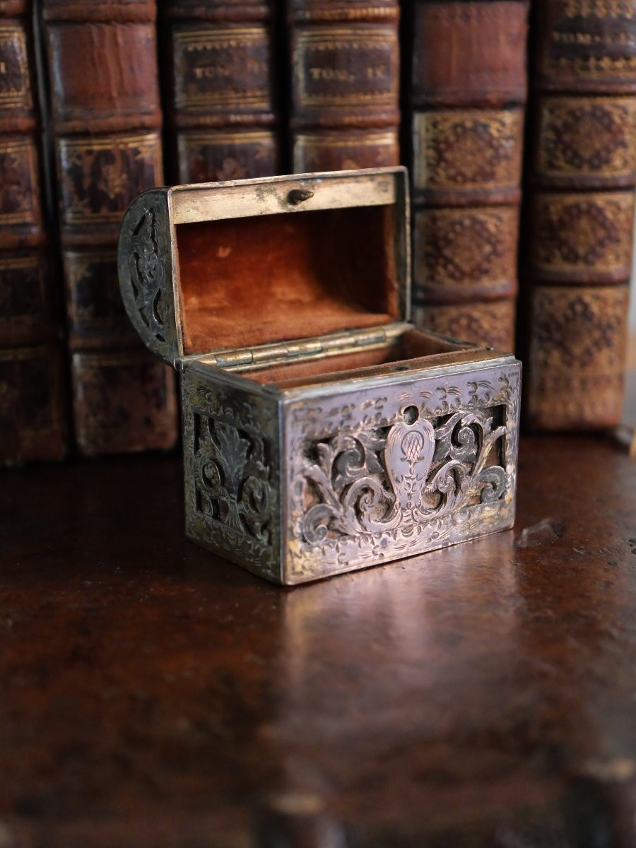 Miniature Ormolu Case - French Work, Late 17th Century, Louis XIV Period-photo-3