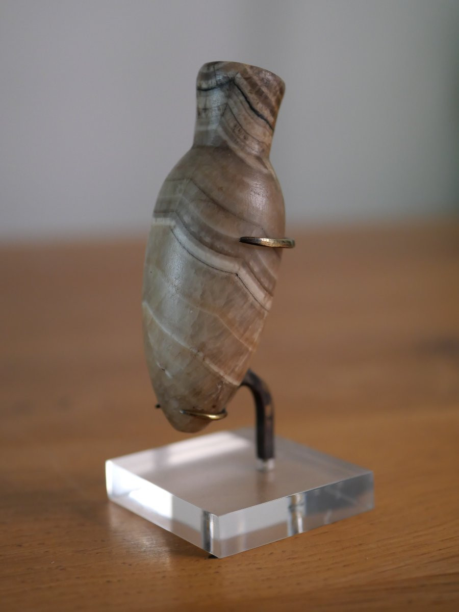 Egyptian Rubbed Calcite Alabaster - Middle Kingdom (c. 2000 Bc) - Egyptology-photo-4