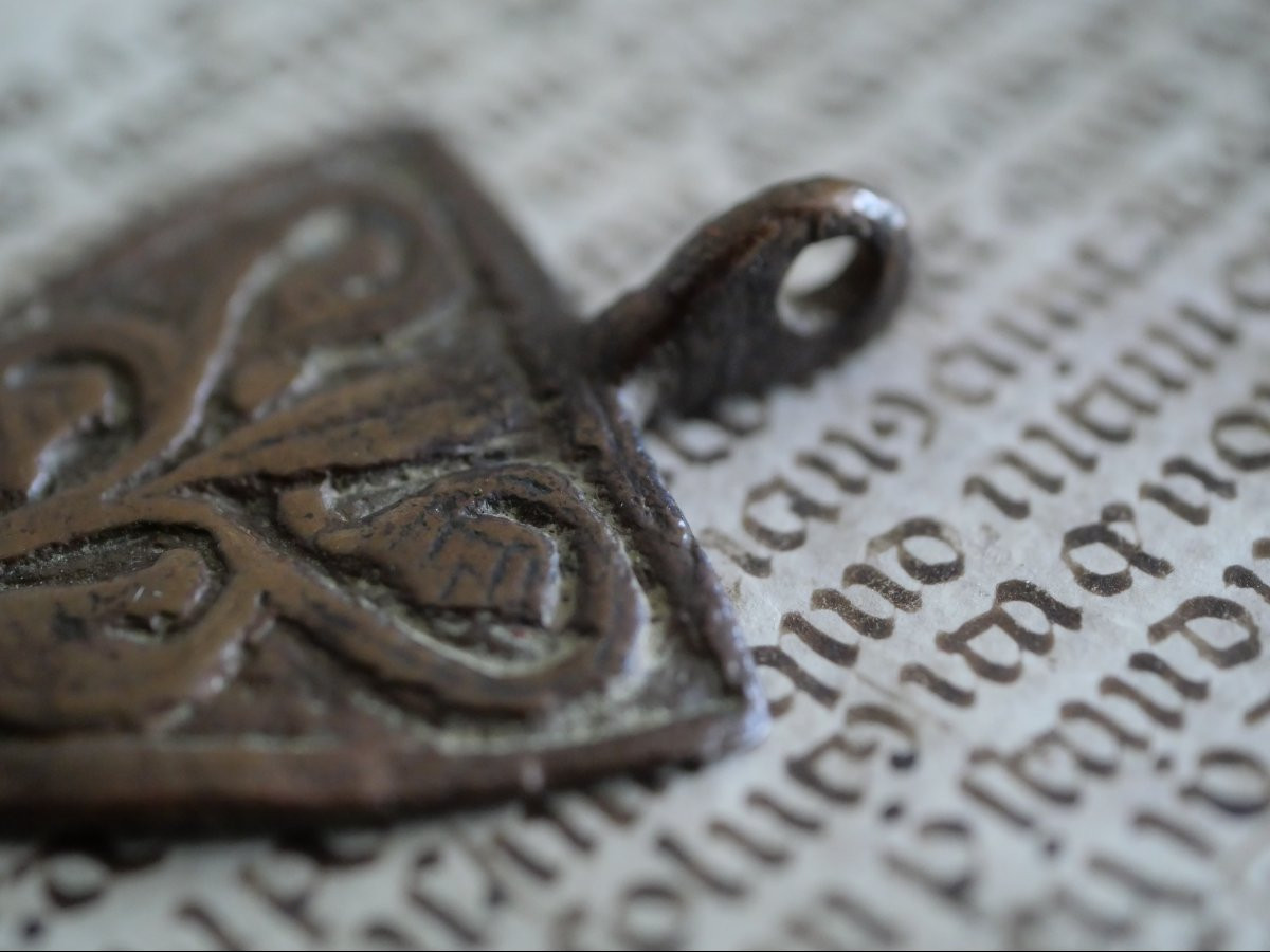 Medieval Bronze Vervain - 14th Century - Heraldry And Equestrian Equipment-photo-4