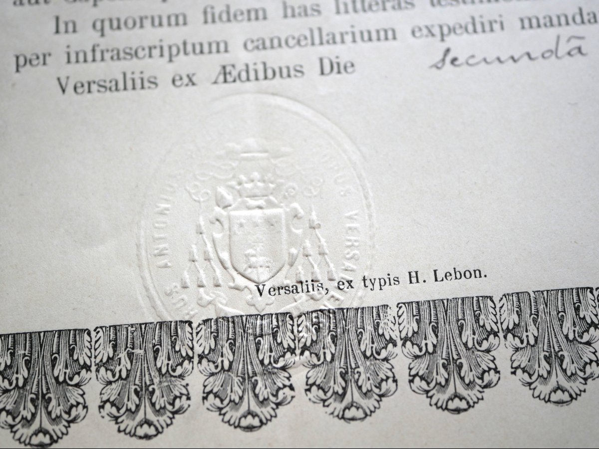 Reliquaire Marie de l’Incarnation (1566-1618) 4 reliques authentifiées 1901 Versailles Pontoise-photo-1