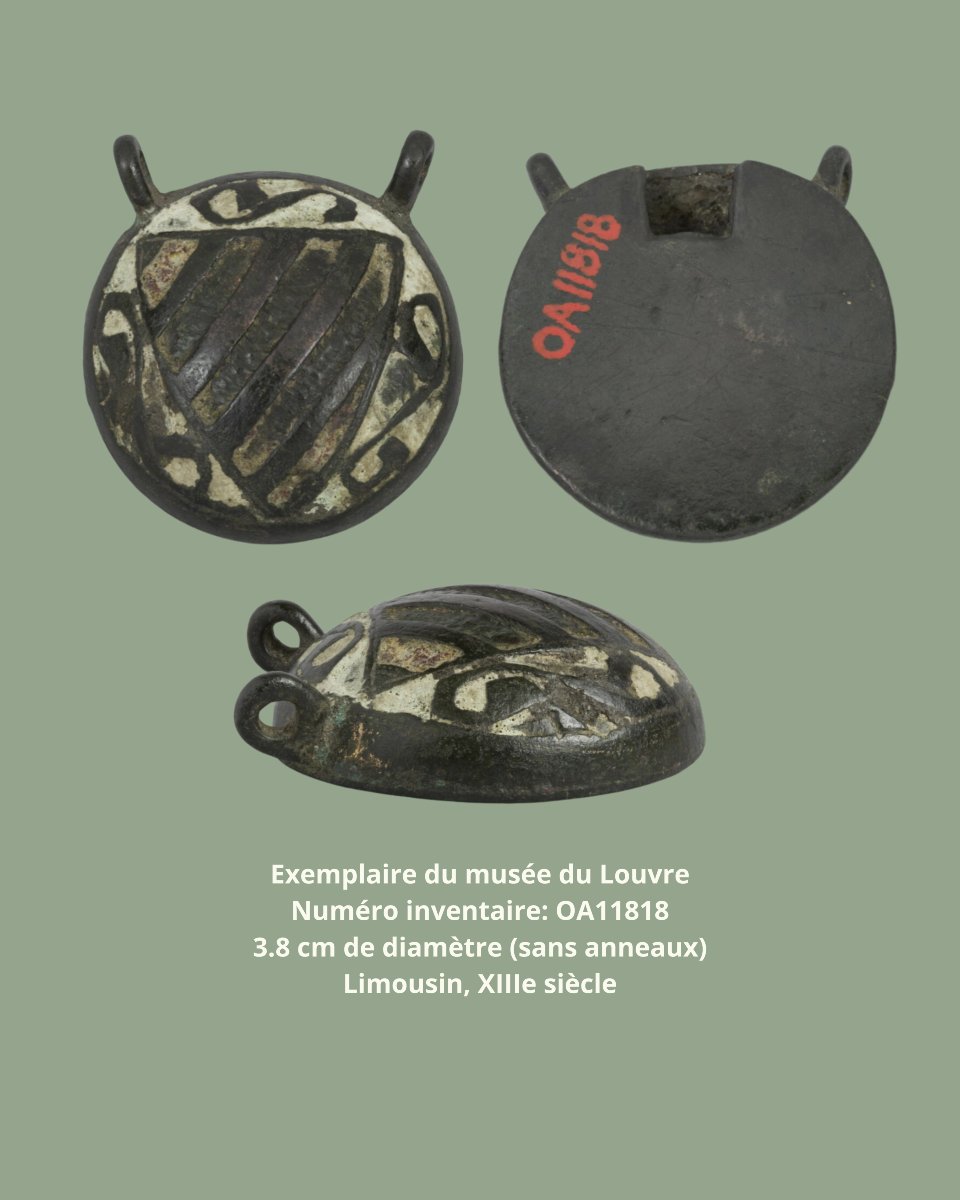 Copper Ampoule-reliquary From The Limousin Workshops, 13th Century - Joseph Laissus Collection-photo-5