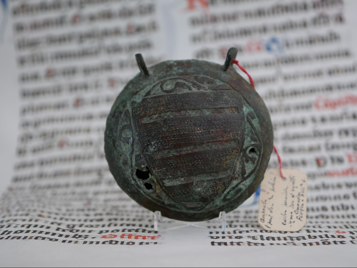 Copper Ampoule-reliquary From The Limousin Workshops, 13th Century - Joseph Laissus Collection