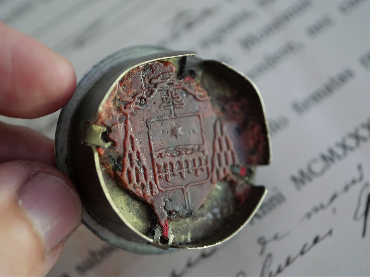 Reliquary Of Saint Francis Of Borgia (1510-1572) - With Certificate Of Authenticity From 1937-photo-2