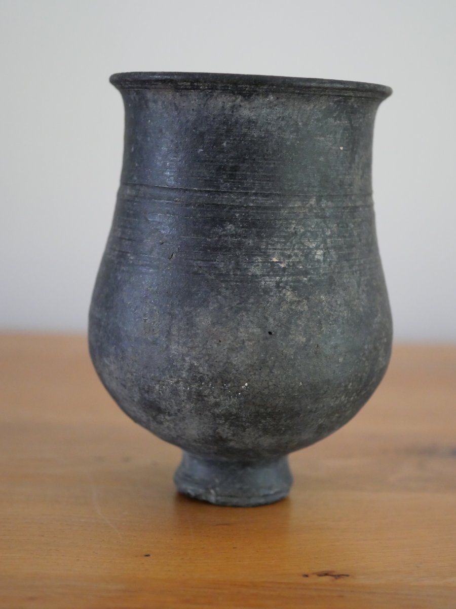Roman Terra Nigra Vase - Gallo-roman, 4th Century - Provenance Bavay (nord) Archéologie-photo-3
